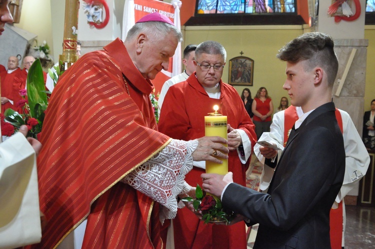 Bierzmowanie w brzeskiej farze