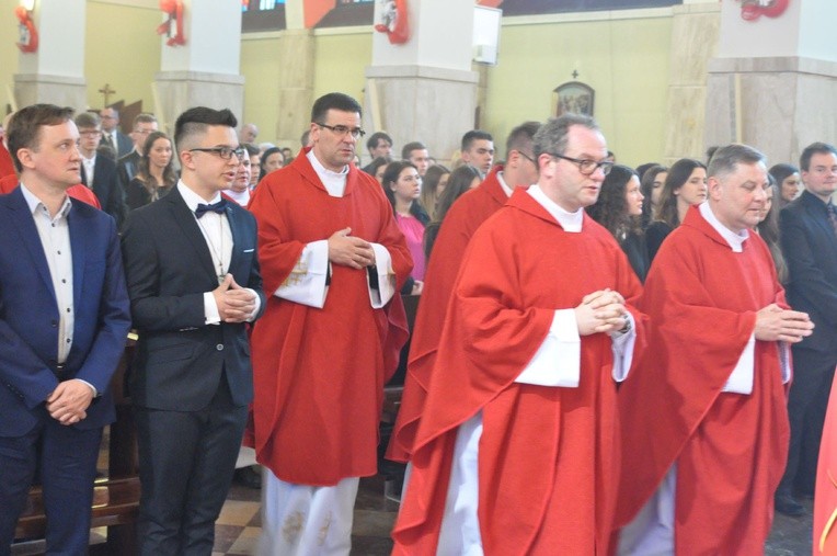 Bierzmowanie w brzeskiej farze