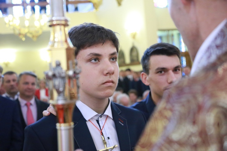 Bierzmowanie w par. Świętego Krzyża w Dębicy