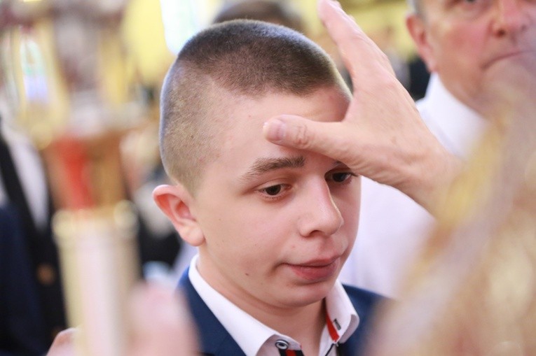 Bierzmowanie w par. Świętego Krzyża w Dębicy