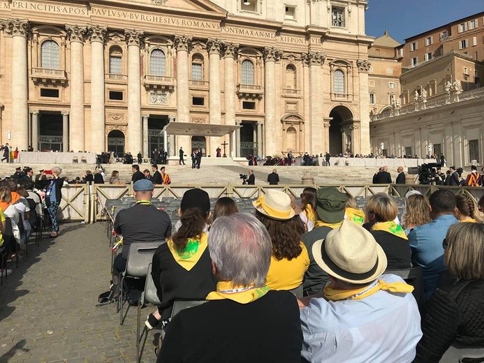 Spotkanie delegacji KUL z papieżem Franciszkiem