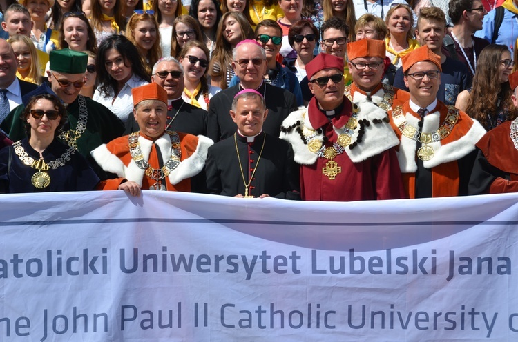 Delegacja KUL na spotkaniu z papieżem 