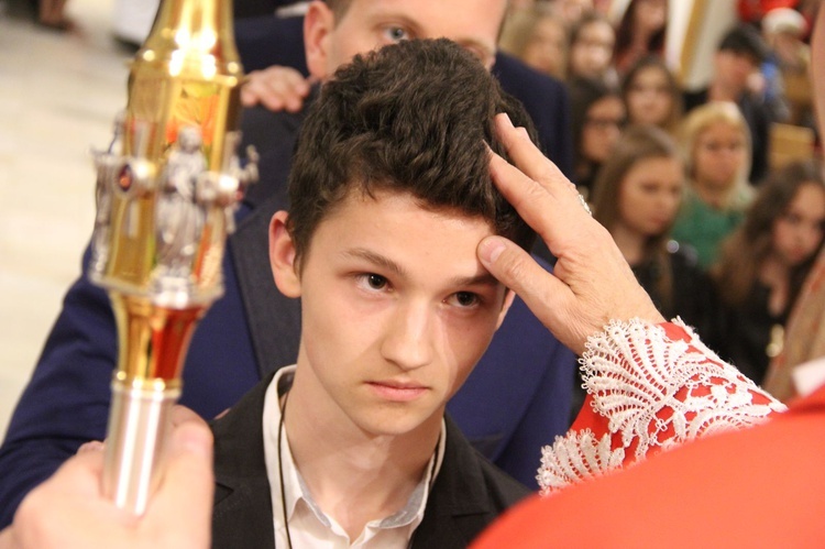 Bierzmowanie w Moszczenicy