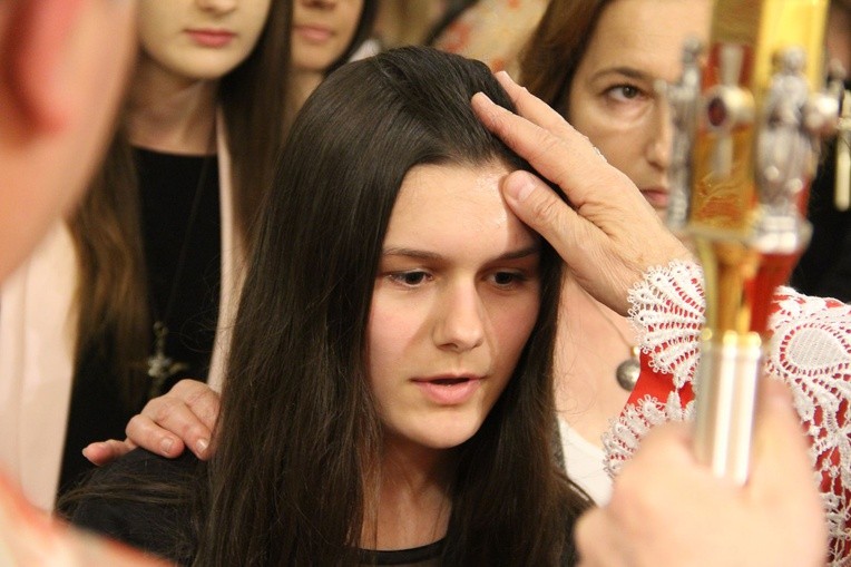 Bierzmowanie w Moszczenicy