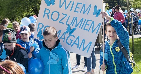 Białogard w kolorze nieba