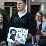 Alfie Evans i modlitwa w Katowicach