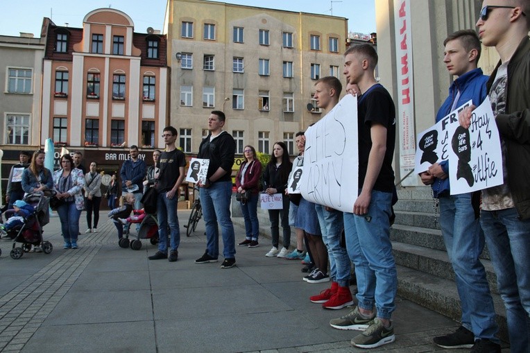 Alfie Evans i modlitwa w Katowicach