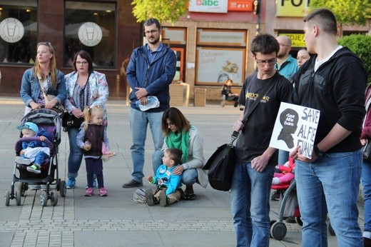 Alfie Evans i modlitwa w Katowicach