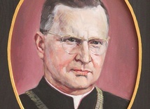 Portret wieloletniego dyrektora Muzeum Diecezjalnego w Płocku.