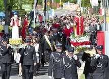 Ubiegłoroczna procesja z relikwiami świętego.