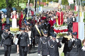 Ubiegłoroczna procesja z relikwiami świętego.