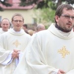 Msza św. na rozpoczęcie 6. pielgrzymki z Hałcnowa do Łagiewnik