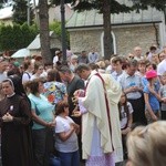 Msza św. na rozpoczęcie 6. pielgrzymki z Hałcnowa do Łagiewnik