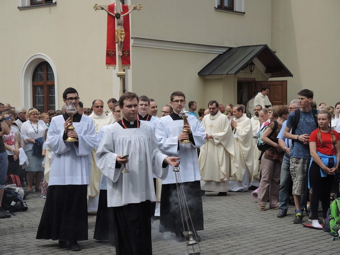 Msza św. pielgrzymów łagiewnickich w Hałcnowie - 2018