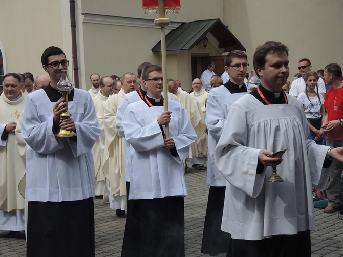 Msza św. pielgrzymów łagiewnickich w Hałcnowie - 2018