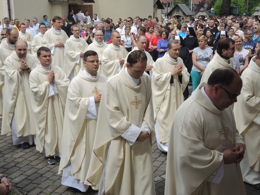 Msza św. pielgrzymów łagiewnickich w Hałcnowie - 2018