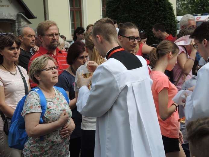 Msza św. pielgrzymów łagiewnickich w Hałcnowie - 2018