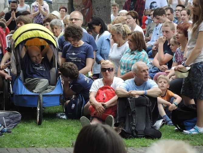 Msza św. pielgrzymów łagiewnickich w Hałcnowie - 2018