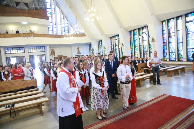 Bierzmowanie w Krościenku