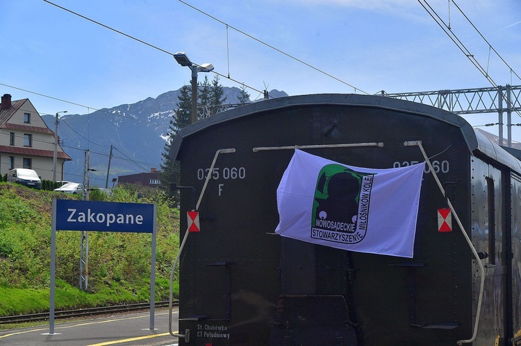 Pociąg retro w Zakopanem