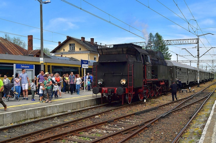 Pociąg retro w Zakopanem