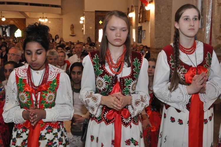 Bierzmowanie w Ochotnicy Górnej