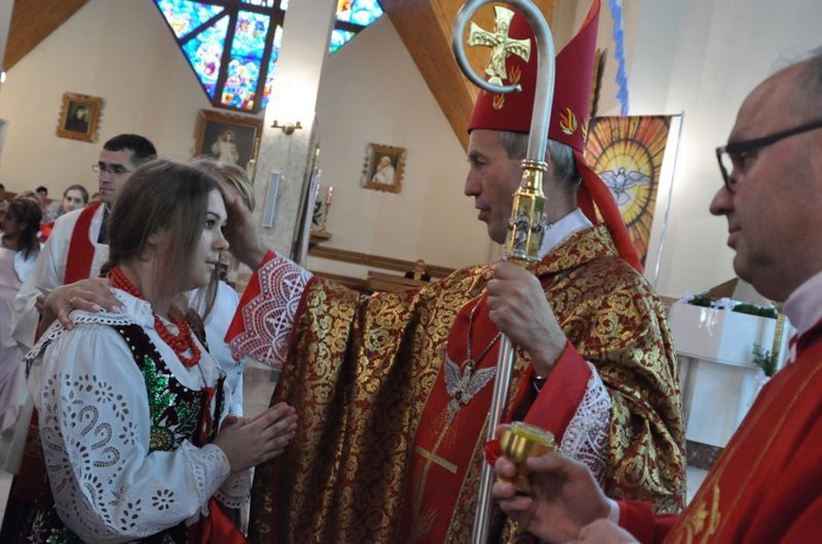 Bierzmowanie w Ochotnicy Górnej