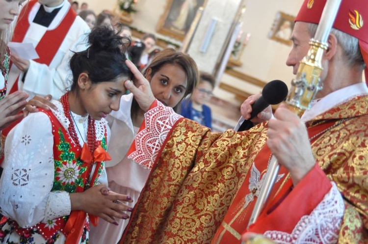 Bierzmowanie w Ochotnicy Górnej