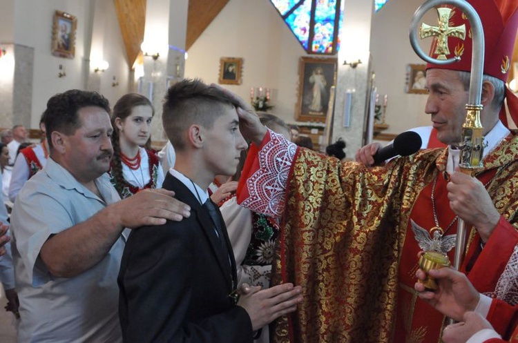 Bierzmowanie w Ochotnicy Górnej