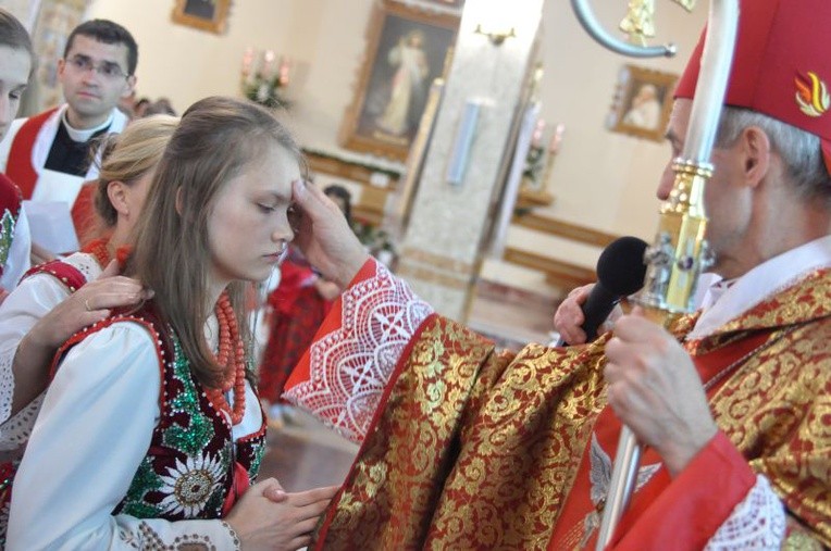 Bierzmowanie w Ochotnicy Górnej