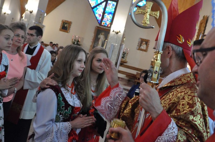 Bierzmowanie w Ochotnicy Górnej