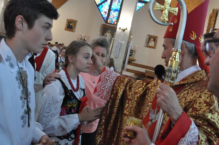 Bierzmowanie w Ochotnicy Górnej