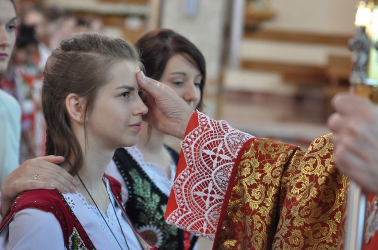 Bierzmowanie w Ochotnicy Górnej