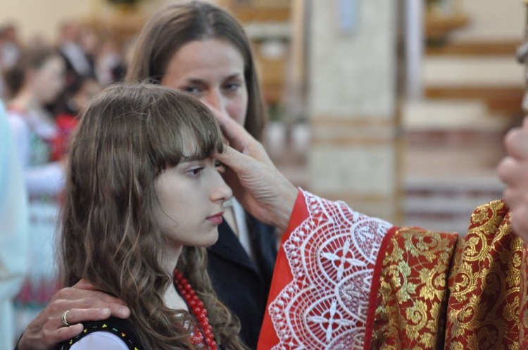 Bierzmowanie w Ochotnicy Górnej