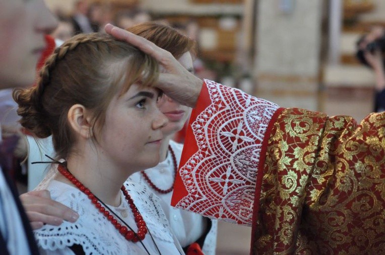 Bierzmowanie w Ochotnicy Górnej