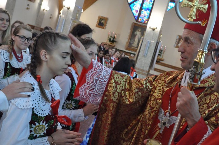 Bierzmowanie w Ochotnicy Górnej