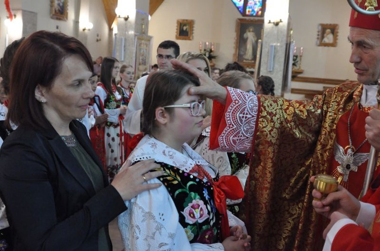 Bierzmowanie w Ochotnicy Górnej