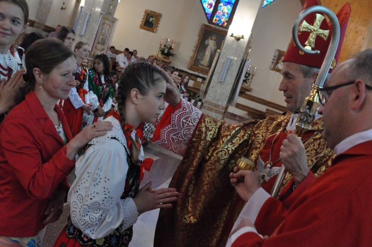 Bierzmowanie w Ochotnicy Górnej