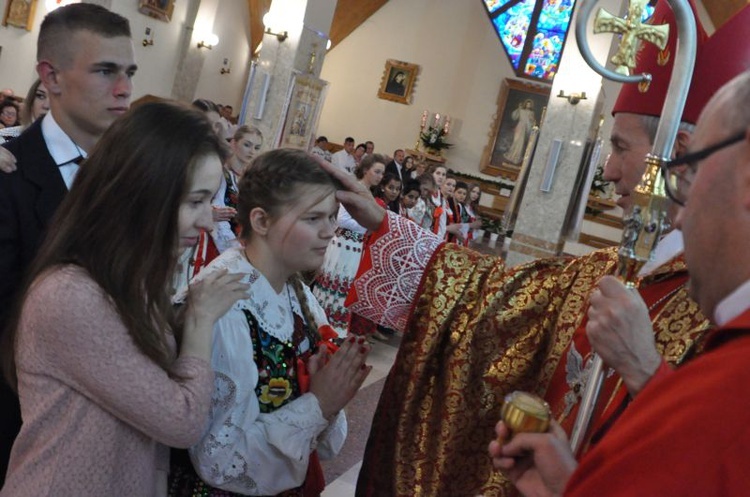 Bierzmowanie w Ochotnicy Górnej