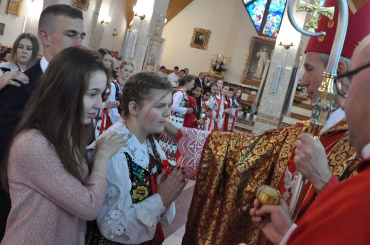 Bierzmowanie w Ochotnicy Górnej