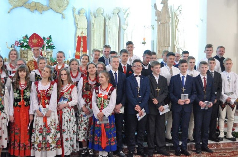 Bierzmowanie w Ochotnicy Górnej