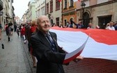 Bicie rekordu długości flagi narodowej Kraków 2018 - cz. 1