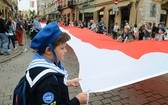 Bicie rekordu długości flagi narodowej Kraków 2018 - cz. 1