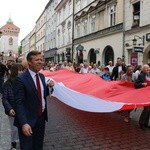 Bicie rekordu długości flagi narodowej Kraków 2018 - cz. 2