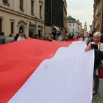 Bicie rekordu długości flagi narodowej Kraków 2018 - cz. 2