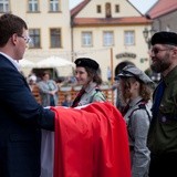 Nietypowo obchodzono Dzień Flagi w Tarnowskich Górach 