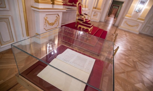Sala Rycerska na Zamku Królewskim, w której uchwalono Konstytucję 3 Maja