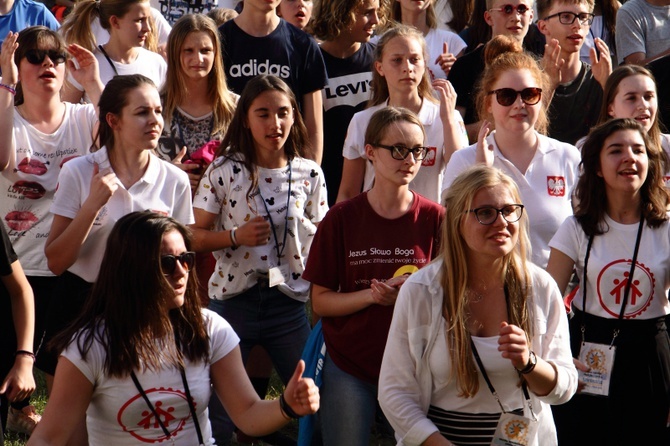 Piknik na zakończenie XXIX Światowych Igrzysk Młodzieży Salezjańskiej w Krakowie