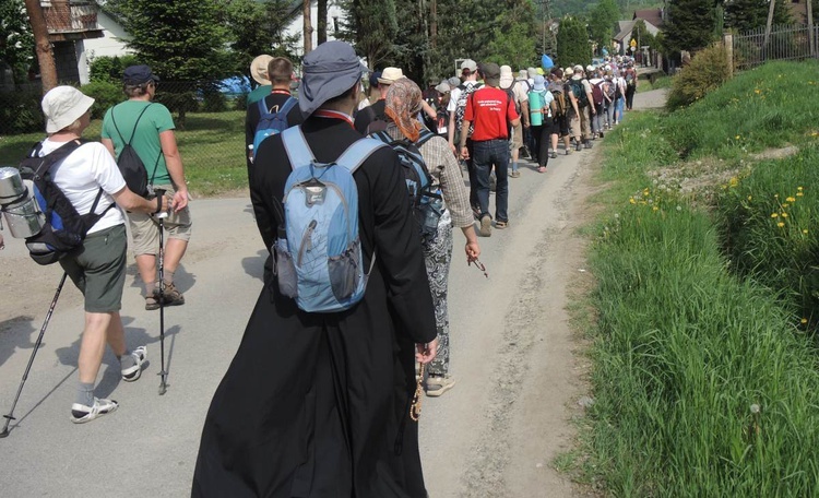 Łagiewniccy pielgrzymi na trasie - 3. dzień - 2018