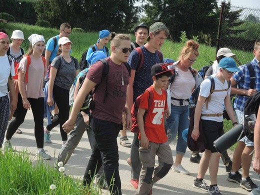 Łagiewniccy pielgrzymi na trasie - 3. dzień - 2018